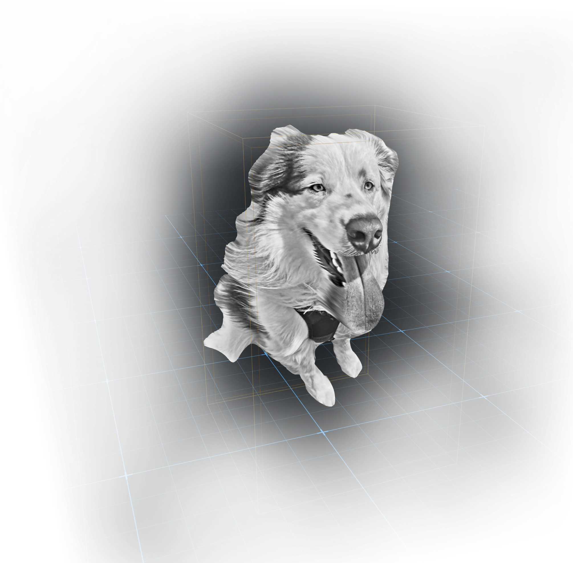 3D Dog graphic